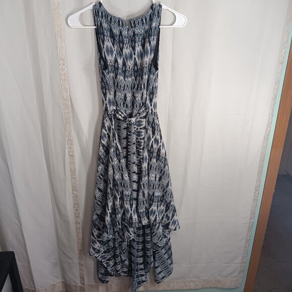 Diva Collection Womens size Medium Sleeveless Maxi Asymetrical bottom Dress E21 - Picture 9 of 16